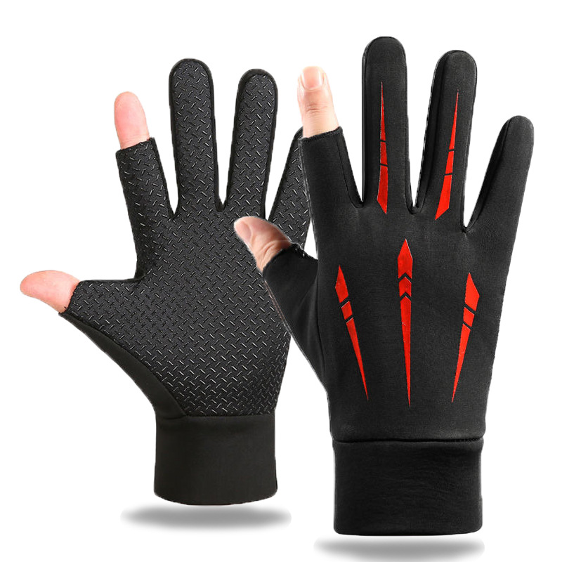 Gardening Glove Waterproof - 暖かいサイクリンググローブ男性用秋冬釣り滑り止めオートバイ撥水タッチスクリーン耐摩耗性ドライビンググローブ