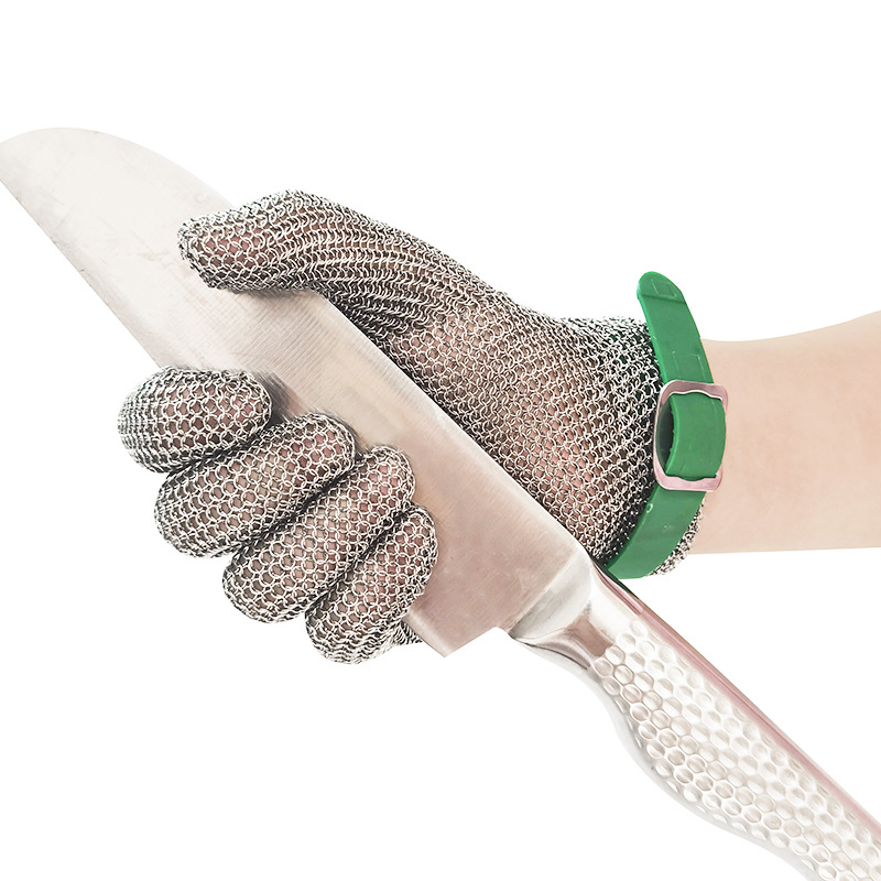 Cut Resistant Glove - 1 個ステンレス鋼手袋耐切創手袋 304 耐性ステンレス鋼ワイヤー金属メッシュキッチン肉屋耐切創