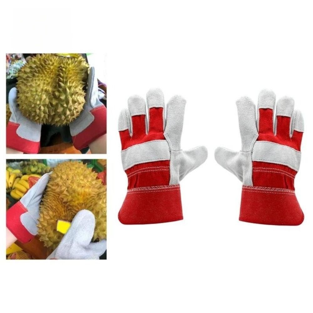 Cut Resistant Glove - 牛革製園芸用手袋 耐熱安全溶接用手袋 耐棘溶接用手袋 手のひら強化耐切創手袋