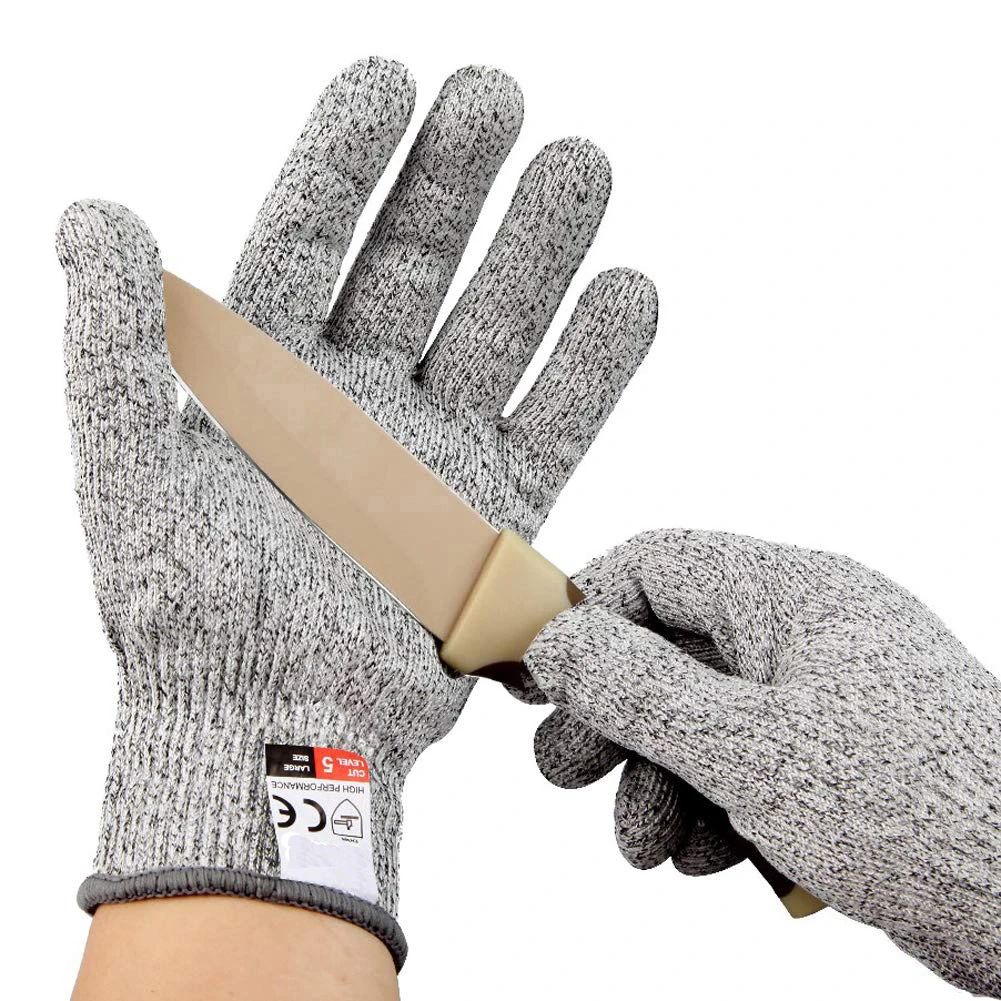 Cut Resistant Glove - レベル5 HPPE耐切創手袋 キッチンガーデニング用耐切創ニット手袋 耐棘性 耐摩耗性 ガラス建築用切断手袋