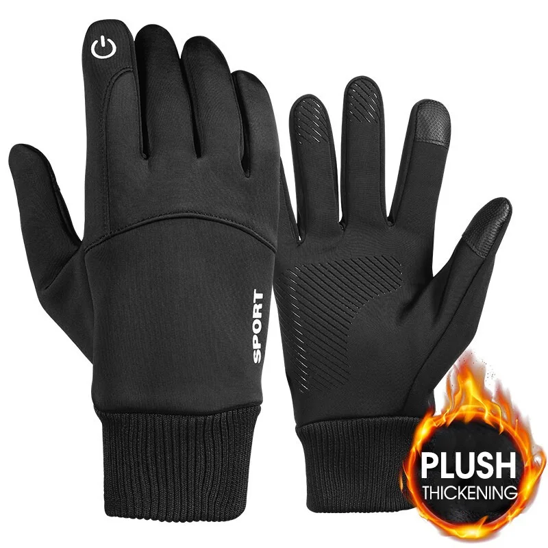 Ski Glove Waterproof - オートバイグローブ グアンテス 冬用暖かいフルフィンガーグローブ 防水保温ハンドモト スキー サイクリング