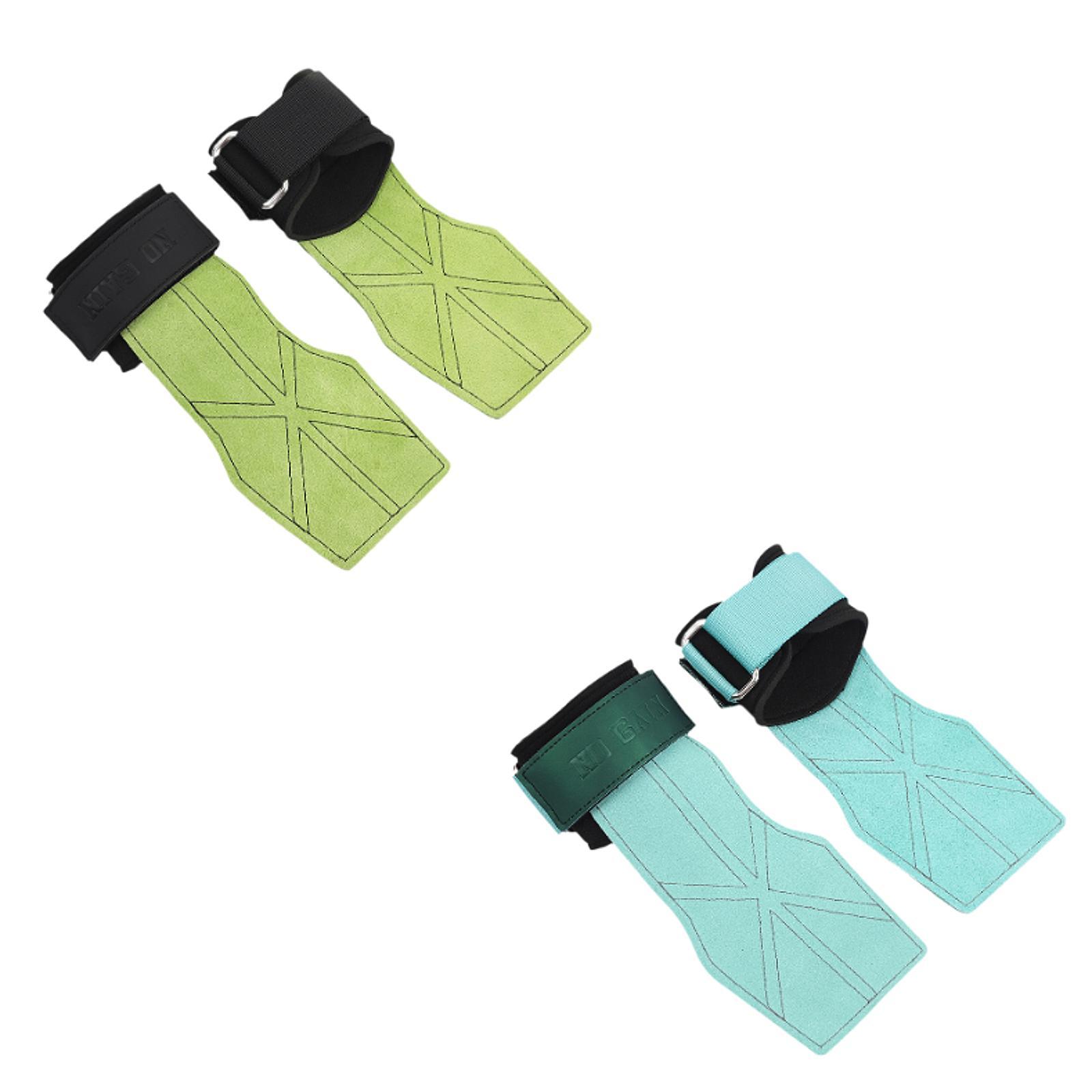 Workout Glove Gym - 2x ウェイトリフティングハンドグリップ パームプロテクター ポータブル用品 プルアップグローブ ランニング