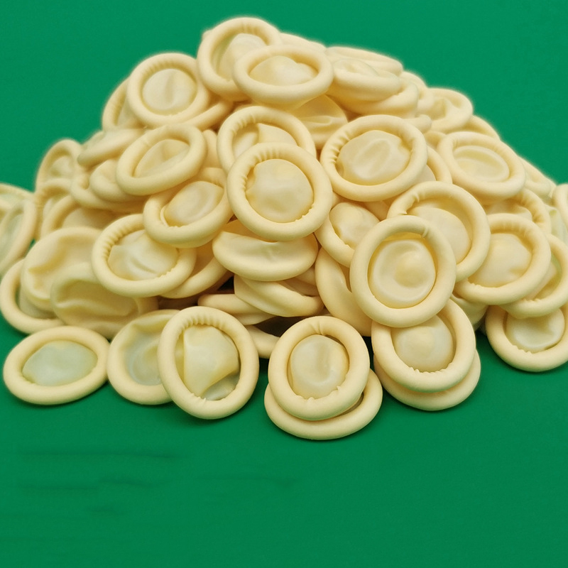 Latex Disposable Glove - 50 個使い捨てフィンガーカバー天然ゴム手袋滑り止め帯電防止ラテックス指サック指先プロテクター手袋ネイルアート