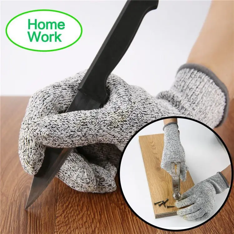 Cut Resistant Glove - レベル5耐切創・耐刺突ワイヤーメタルグローブ キッチン、肉屋、牡蠣の殻むき、魚、園芸用安全手袋