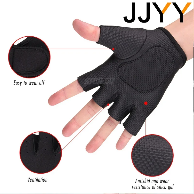 通気性のあるハーフフィンガーグローブ、滑り止めフィットネスジ - Workout Glove Gym のレビューと価格