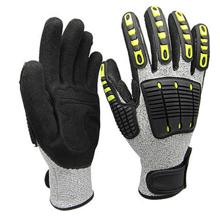 耐切創性・耐衝撃性のあるヘビーデューティーワークグローブ、ゴ - Work Glove Impact のレビューと価格