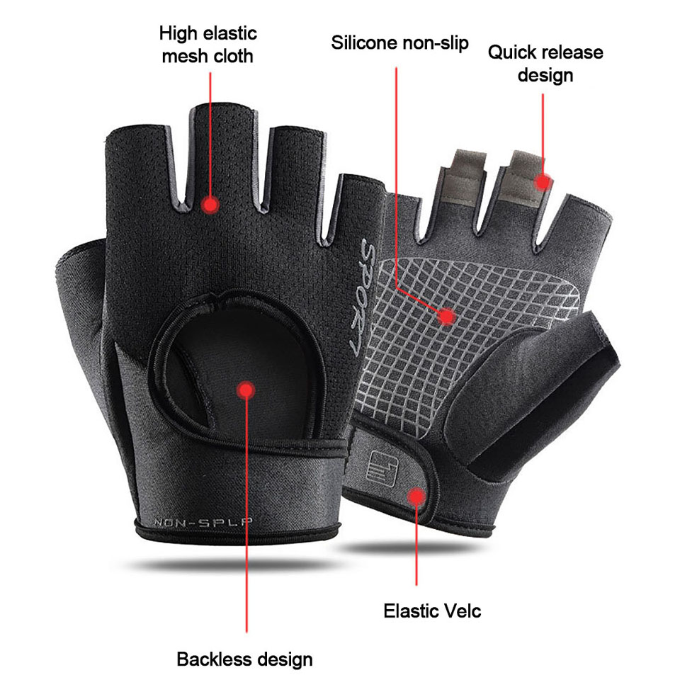 サイクリングスポーツ用ハーフフィンガーグローブ 通気性 滑り - Workout Glove Gym のレビューと価格