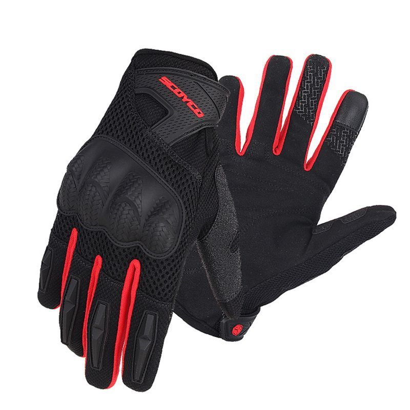 通気性のある滑り止めのオートバイ用手袋,タッチスクリーン,マ - Motorcycle Glove Knuckle のレビューと価格