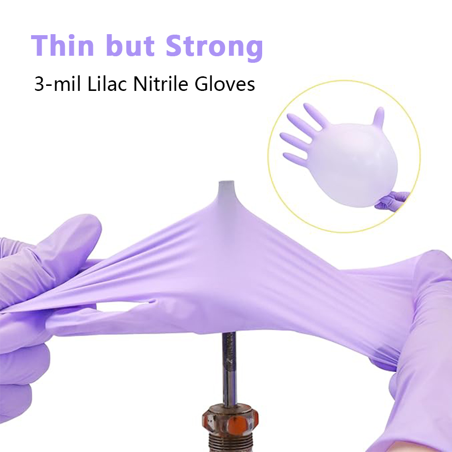 使い捨てニトリルクリーニング手袋ラテックスフリー厚み拡張カフ - Exam Glove Nitrile のレビューと価格