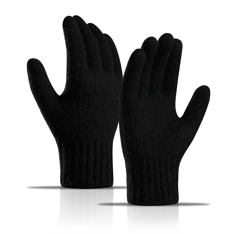メンズ アルパカウール タッチスクリーン手袋 フリース裏地  - Wool Glove Lined のレビューと価格