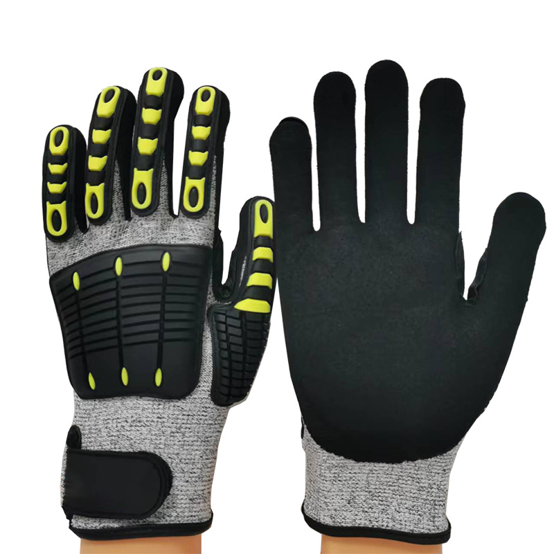耐振動グローブ SBRパッド TPRプロテクター 衝撃吸収  - Work Glove Impact のレビューと価格