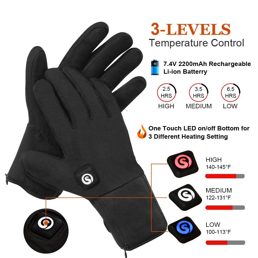 バッテリー,防水,ウォーマー,サーマルタッチディスプレイ,冬 - Ski Glove Waterproof のレビューと価格