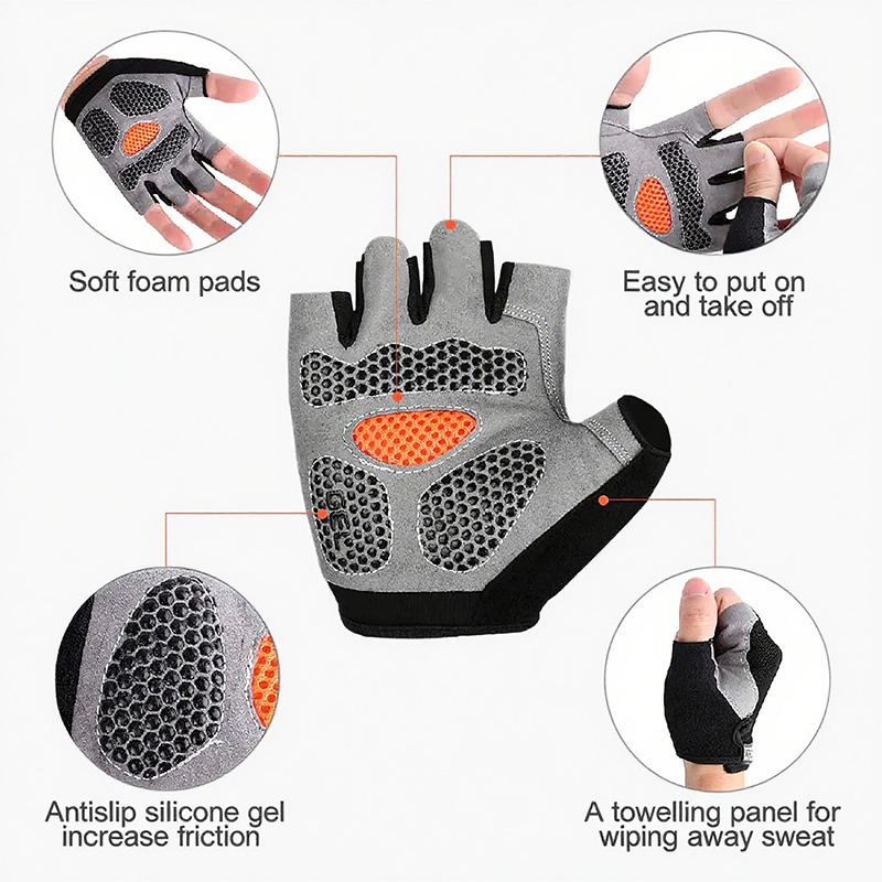 アウトドアスポーツジムフィットネス通気性ノンスリップ男性と女 - Workout Glove Gym のレビューと価格