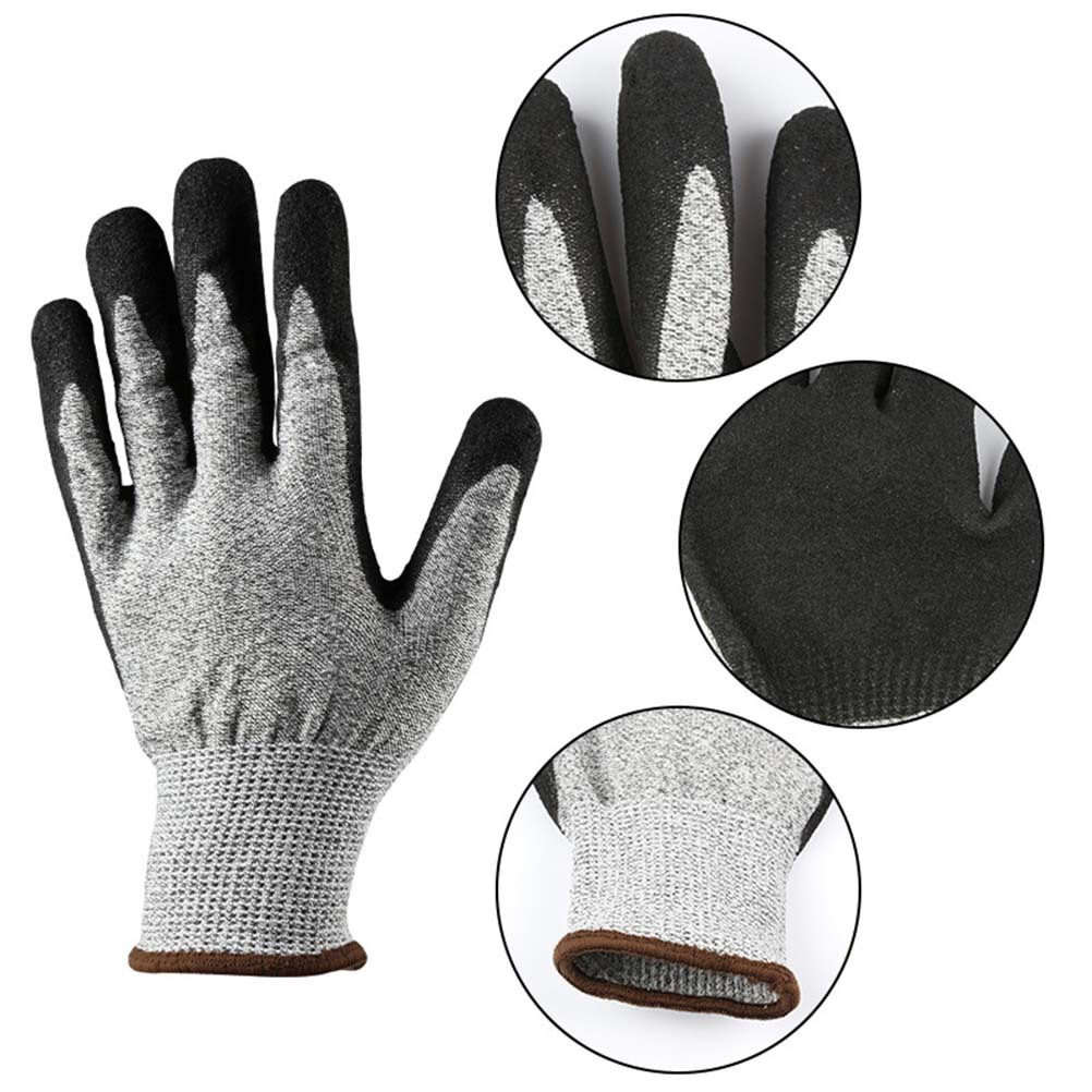 1 ペアの耐切創レベル 5 安全手袋、庭の木彫り、マンドリン - Cut Resistant Glove のレビューと価格