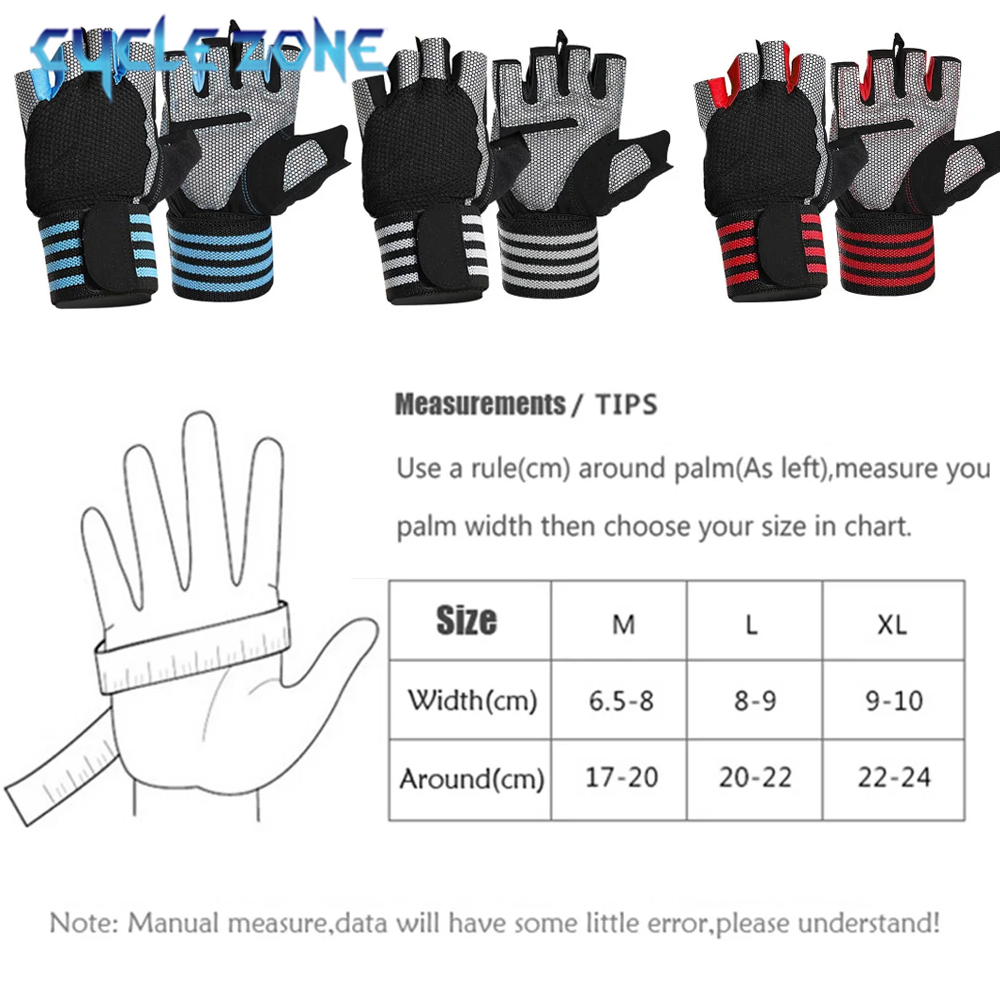 男女兼用ハーフフィンガージムフィットネスグローブ（リストラッ - Workout Glove Gym のレビューと価格