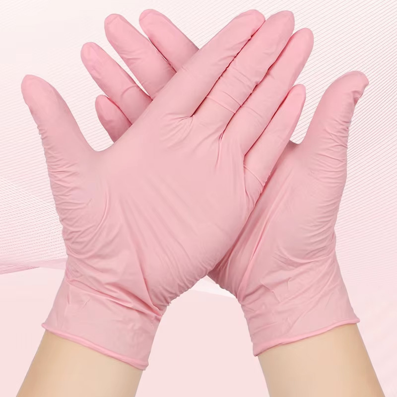 20/50/100/200枚入り ピンクの使い捨てパウダーフ - Rubber Glove Cleaning のレビューと価格